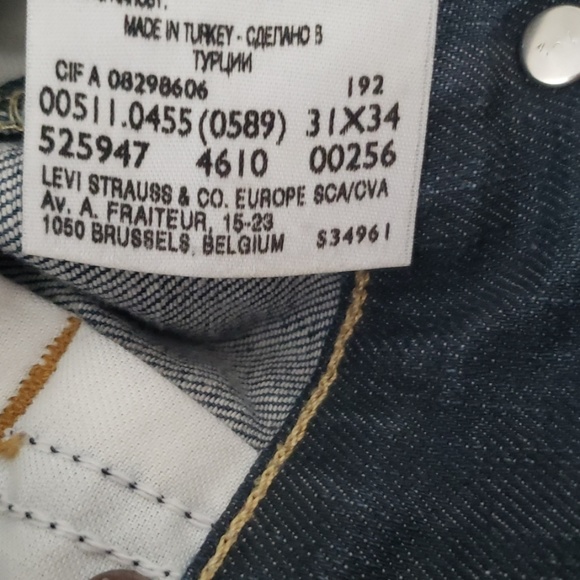 Levi's 511 slim in blue - Picture 7 of 7